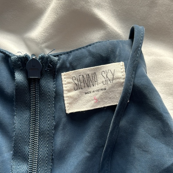 Dusty Blue Halter Neck Romper - Picture 9 of 13